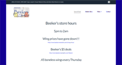 Desktop Screenshot of beekersmemphis.com